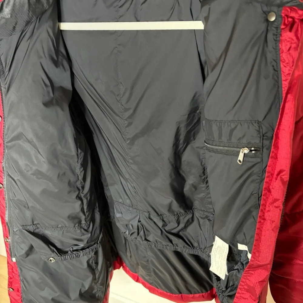 Kanuk Vintage Puffer Winter Coat Mid Long Red Size 2 or M Warm Hooded - Picture 8 of 12